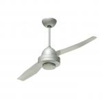 Libellula Fan 127cm with light LED 17W 2 blades Transparent without mando - Grey