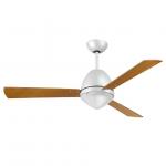 Scirocco Fan 122cm with light LED 17W 3 blades cherry with remote - Bronze