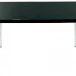 TopTop mesa de jantar 130x130cm quadrado Superfície de Vidro