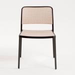 Audrey chair without arms Aluminium varnished (2 units packaging)