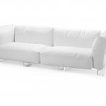 Pop Duo sofa dreisitzer Struktur Transparent