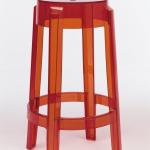 Charles Ghost medium stool 65cm (2 units packaging)
