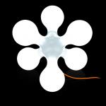 Atomium Lâmpada de mesa polietileno branco (plugue USA)