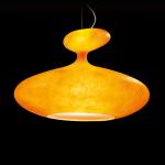 ETA Sat Pendant Lamp en Fibra of Glass orange