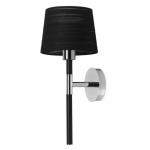 Deluxe (Solo Structure) Wall Lamp without lampshade 1xE27 60W - Chrome Black