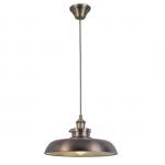 Vintage Pendant Lamp 1xE27 - Patiné Diffuser Bronze