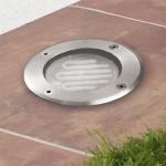 Gea Recessed suelo 12x7.5cm GX 53 9w Stainless Steel AISI 304