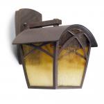 Alba Wall Lamp Outdoor with arm 22x23x28cm Brown oxido 1xE27 MAX 100W