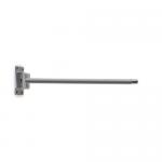 Accessory rod for instalación in wall 83cm Grey