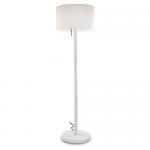 Smooth Outdoor Floor Lamp 50x175cm PL.E27 100w white