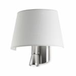 Balmoral Wall Lamp 27x31x14cm PL E E27 15w + 1 LED 3w 2800K lampshade white