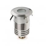 Gea Recessed suelo LED Cree 1W 350mA 107lm /2W 700mA 184lm 3000k Stainless Steel