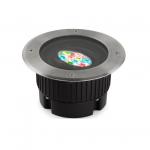 Gea Embutida suelo circular 9 LED Cree 14W RGBDMX