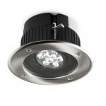 Gea Recessed Ceiling pulido steel 9xLED Philips 18W