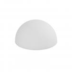 Ohps! Lámpara de suelo Media Esfera Exterior Pequeña E27 blanca