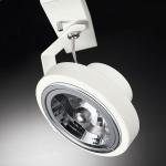 Point 1 Light projector Embossed white