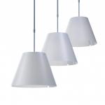 D13Gsflu Large Costanza Pendant Lamp Gx24q 3 3x26w white lampshade