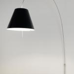 Lady Costanza (Solo Structure) Wall Lamp telescopic with switch without lampshade E27 - Aluminium