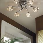 Alfa ceiling lamp Chrome 6L