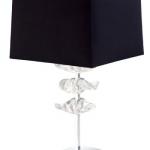 Akira Table Lamp Large Chrome/Black 2L