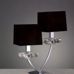 Akira Table Lamp Chrome/Black 2L