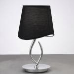 Mara Lampe de table 37cm E14 20w Chrome/Noir