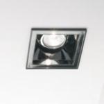 Sqaxis 10 Empotrable Brite Spot ES50 GX10 35w negro Transparente