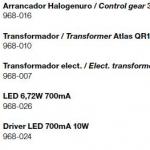 Atlas (accesorio) transformador electrónico 60W 12V
