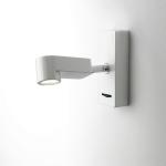 Ledpipe C Wall lamp with wall base 16,5cm LED 3w Black