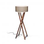 Cala S IP65 Table Lamp E27 2x18w Wood Iroko white