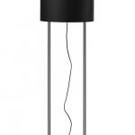 Lewit P Gr (Solo Estructura) Lámpara de Pie grande sin pantalla E27 2x70W Negro