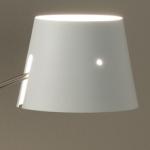 lampshade cónica Aluminium white Libra to m Wall lamp/Table Lamp