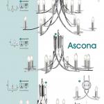 Ascona Pendant Lamp 5xE14 60w Chrome