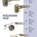 Wall Lamps Ajustables 9850SS Silver