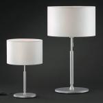 Natali 10 Lampe de table ø25cm Aluminium Mat maille blanc