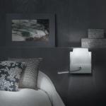Luccas AP20 Wall Lamp 3W without switch Aluminium Satin white
