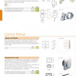 Control Manual LPS 100/00 Potenciómetro para montaje empotrado