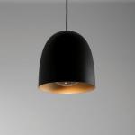 Speers S4 Lámpara Colgante LED 4x9W - negro Brillante, Cobre Satinado