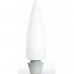 Kanpazar 150B Lampada da terra Esterna LED 4x18,6W - bianco opale