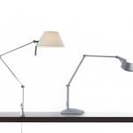 Petite 12 Balanced-arm lamp Structure without base E27 1x57w Aluminium Mate