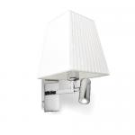 Basic Wall Lamp with white lampshade