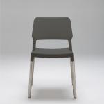Belloch cadeira polipropileno e Alumínio (interior e ao ar livre) Cinza