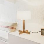 Fad (Solo Structure) Table Lamp with dimmer E27 100W - Wood oak natural