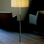 Pie of Salon G2 (Accessory) lampshade for lámpara of Floor Lamp 45x27cm - Lino white