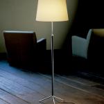 Pie of Salon G3 (Accessory) lampshade for lámpara of Floor Lamp 28x27cm - Lino white