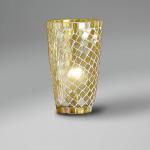 Accessory lampshade mosaic conical Yellow