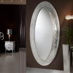 Gaudi espelho oval Vestidor 218x110cm - Folha de prata