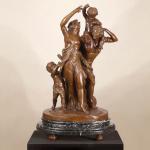 escultura de Bronze a familia de Clodion