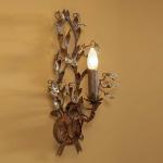 Verdi Wall Lamp Florentino 1L E14 without lampshade Brown Oxide