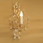 Verdi Wall Lamp Florentino 1L E14 LED 4W without lampshade Ivory Gold
